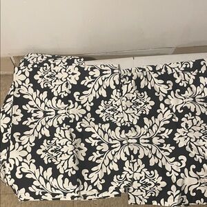 Black and White Patterned curtains